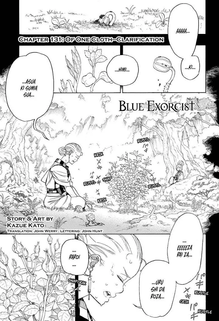 Read Blue Exorcist Manga Online