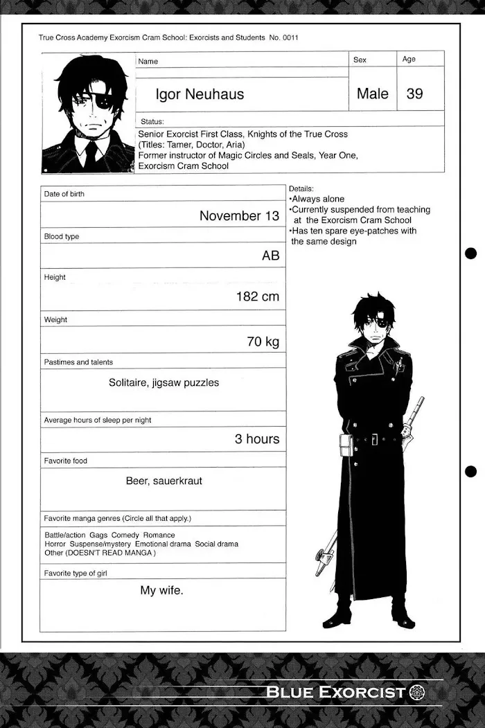 Read Blue Exorcist Manga Online