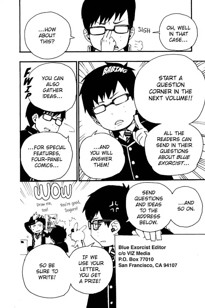 Read Blue Exorcist Manga Online