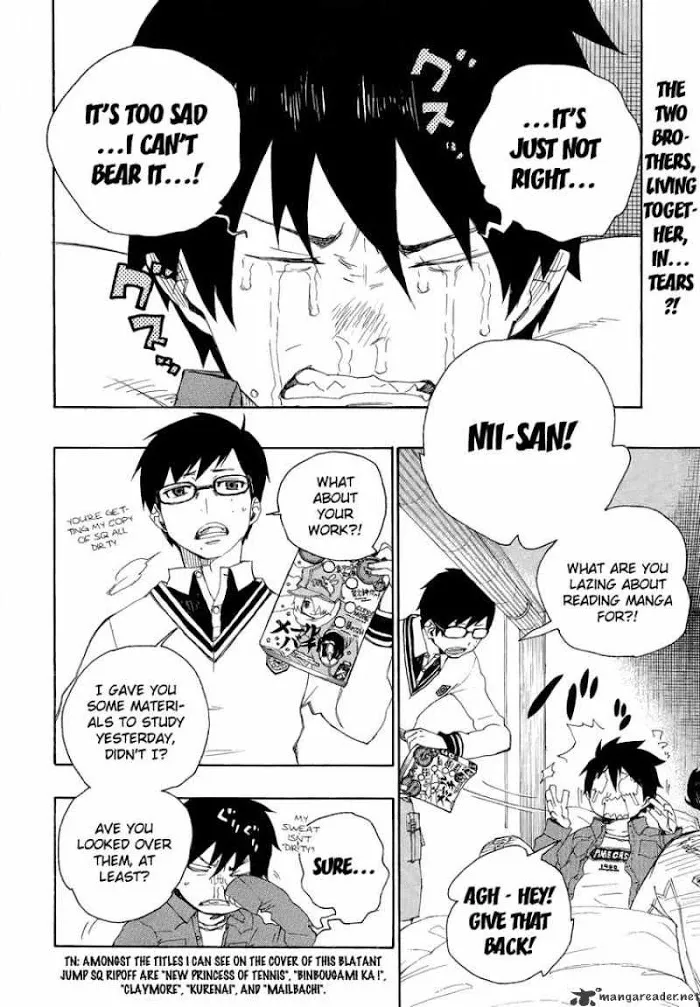 Read Blue Exorcist Manga Online