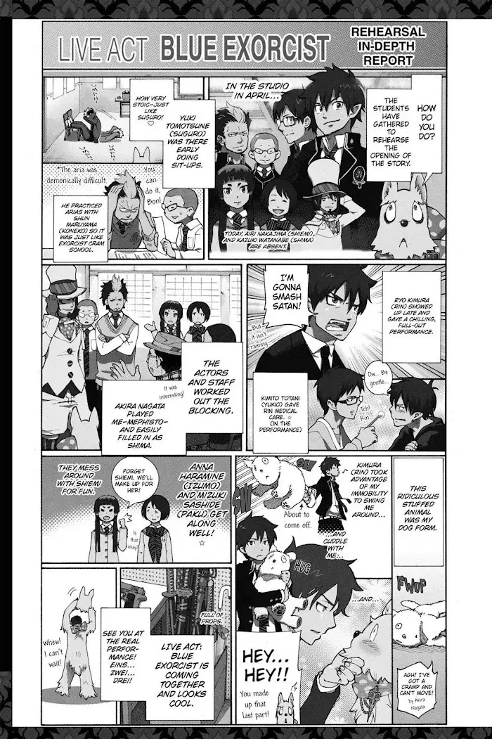 Read Blue Exorcist Manga Online