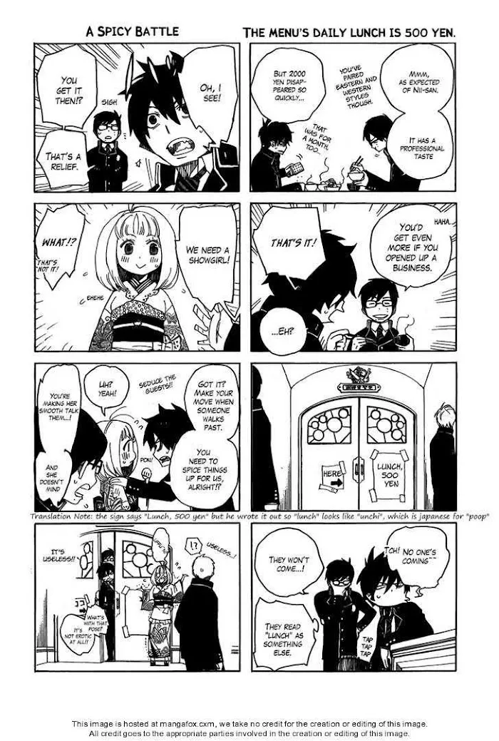 Read Blue Exorcist Manga Online