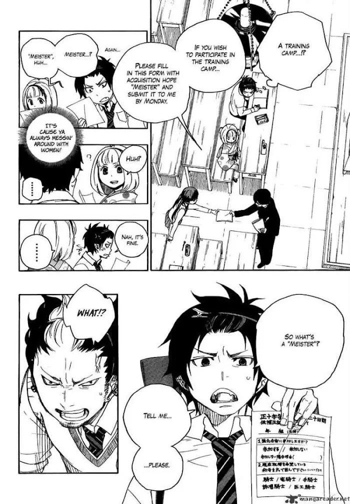 Read Blue Exorcist Manga Online