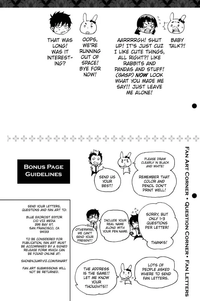 Read Blue Exorcist Manga Online