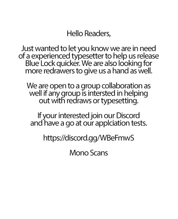 Read Blue Lock Manga Online