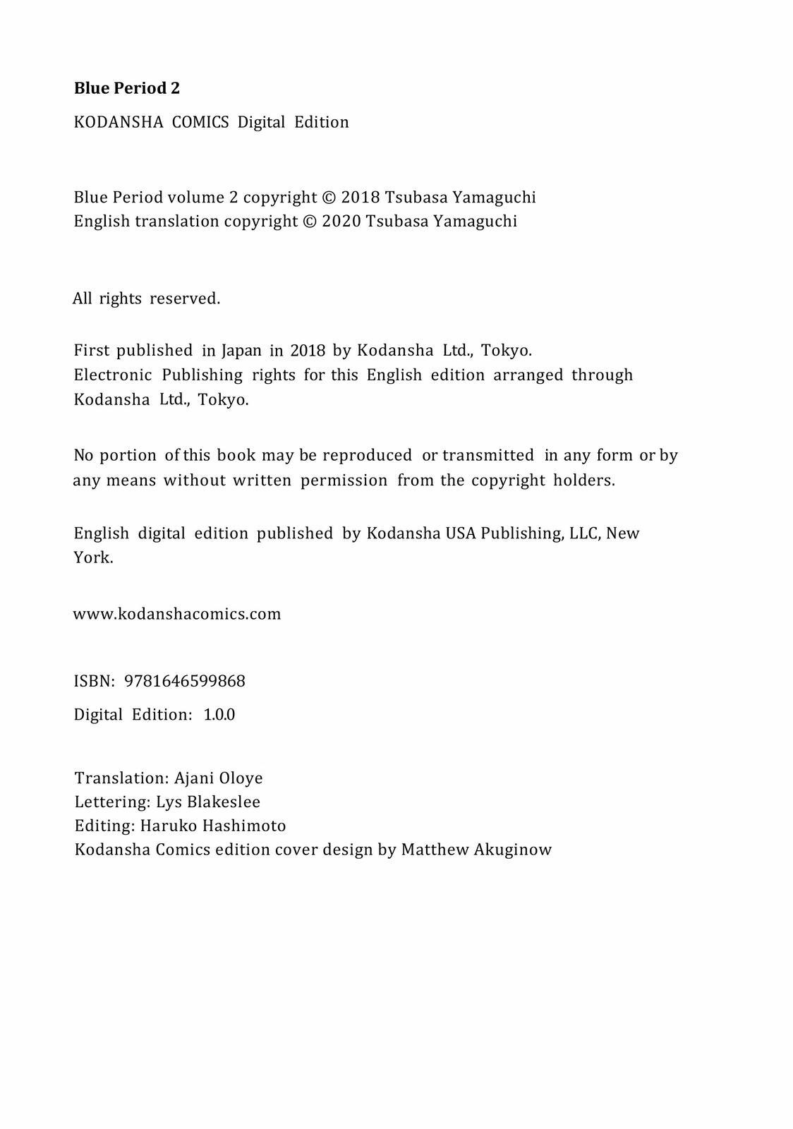 Read Blue Period Manga Online