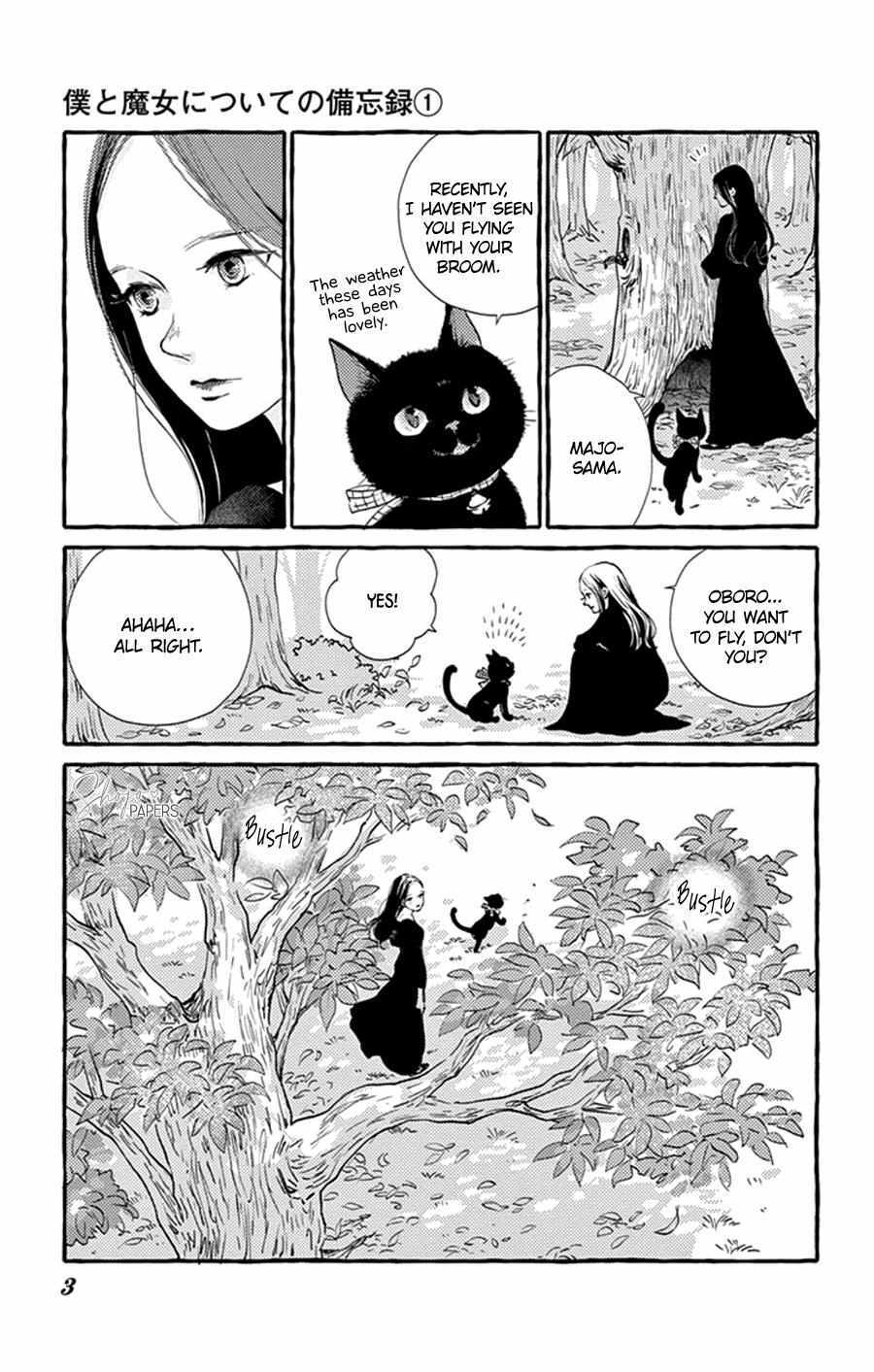 Read Boku to Majo ni Tsuite no Bibouroku Manga Online