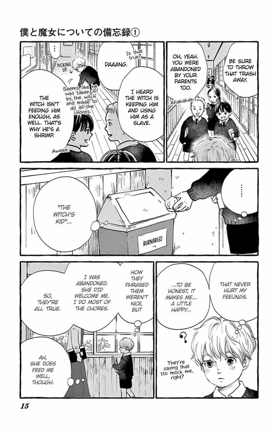 Read Boku to Majo ni Tsuite no Bibouroku Manga Online