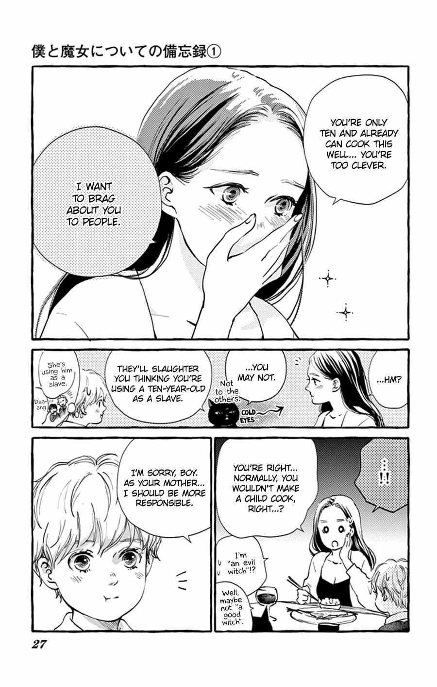 Read Boku to Majo ni Tsuite no Bibouroku Manga Online