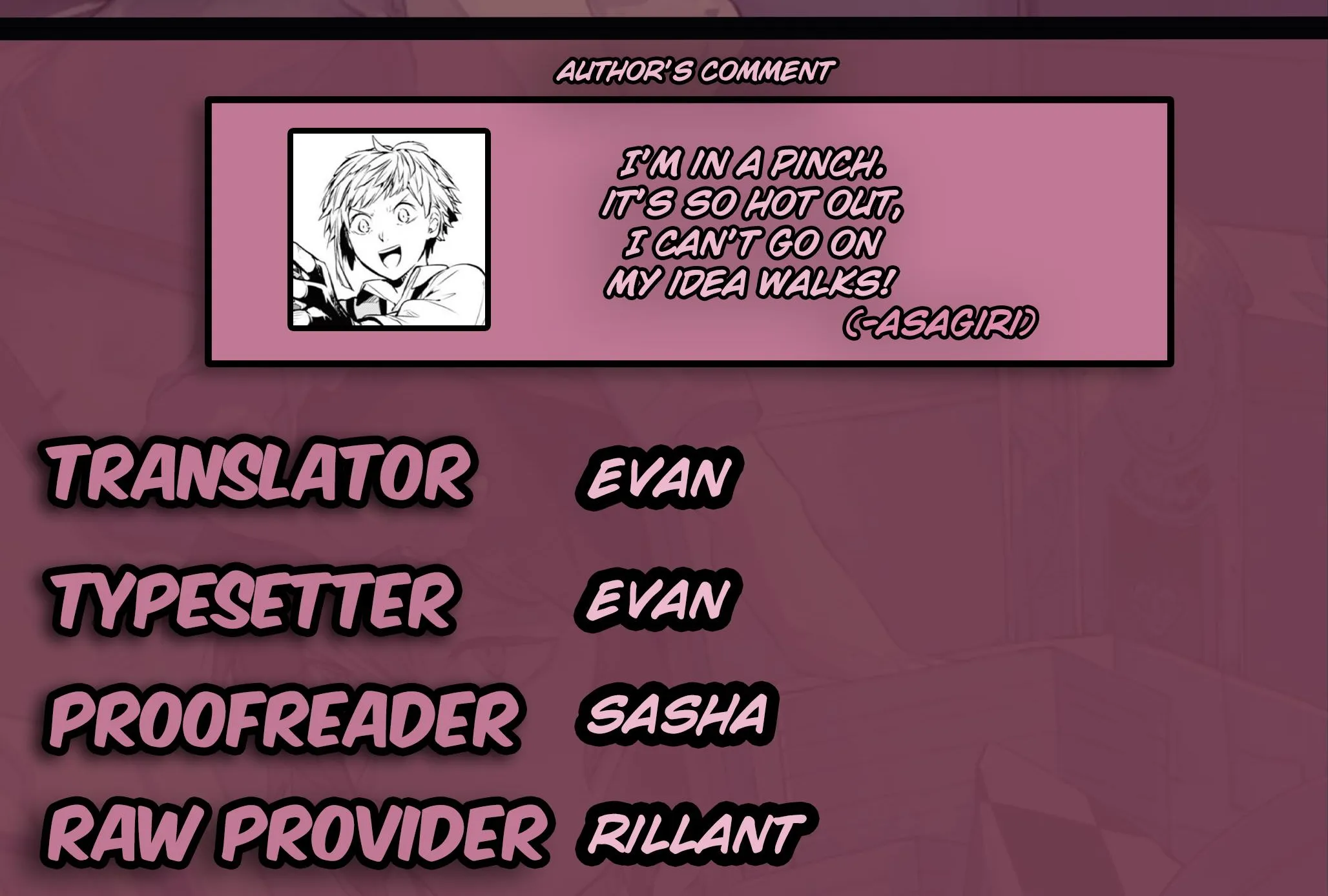 Read Bungou Stray Dogs Manga Online