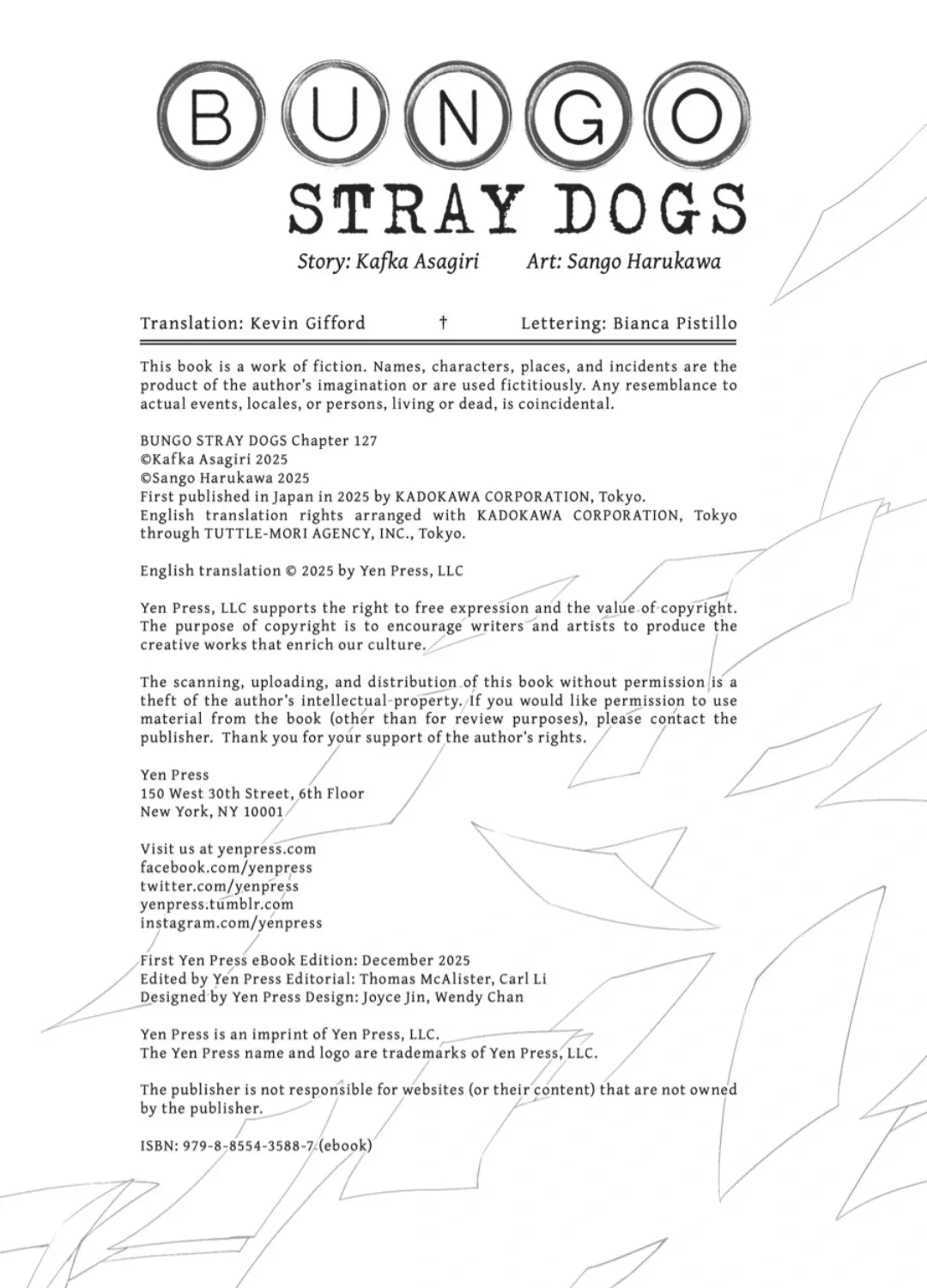 Read Bungou Stray Dogs Manga Online