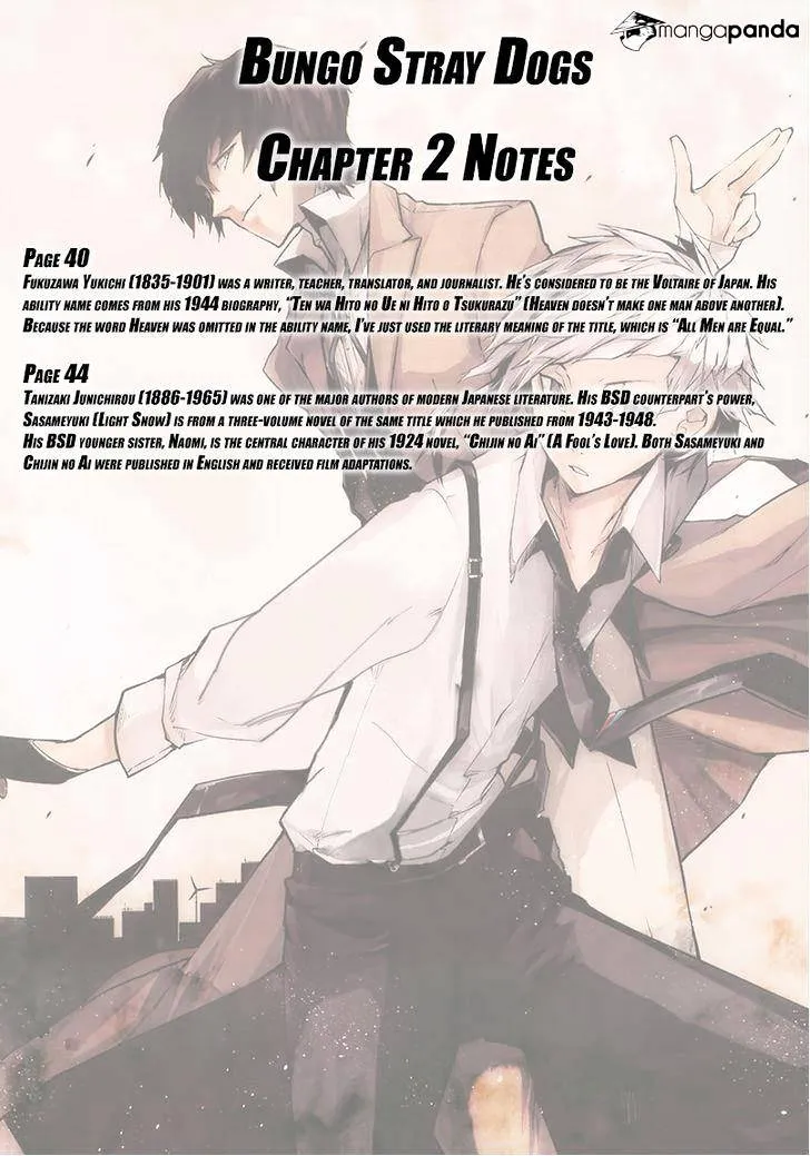 Read Bungou Stray Dogs Manga Online