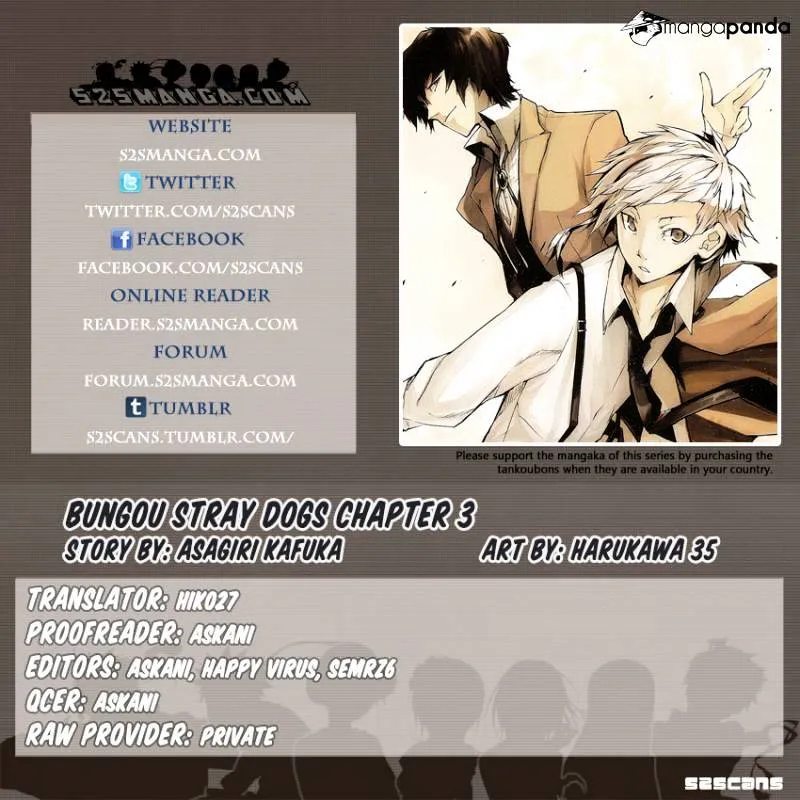 Read Bungou Stray Dogs Manga Online