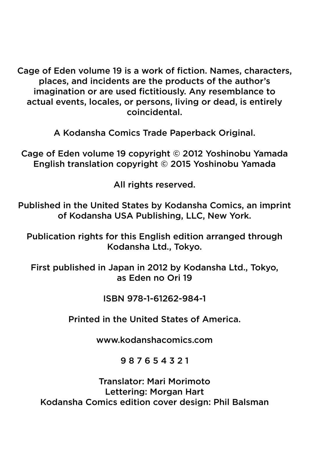 Read Cage of Eden Manga Online