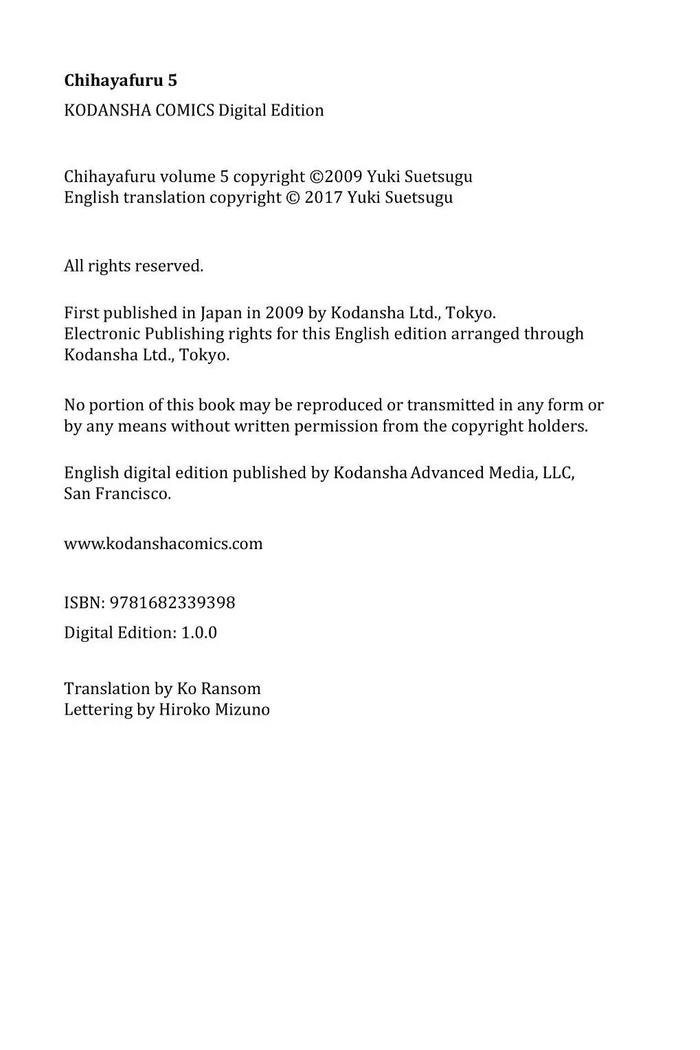 Read Chihayafuru Manga Online