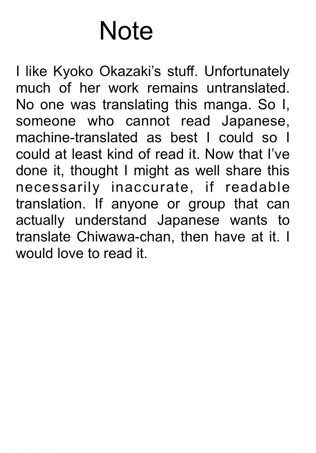 Read Chiwawa-chan Manga Online