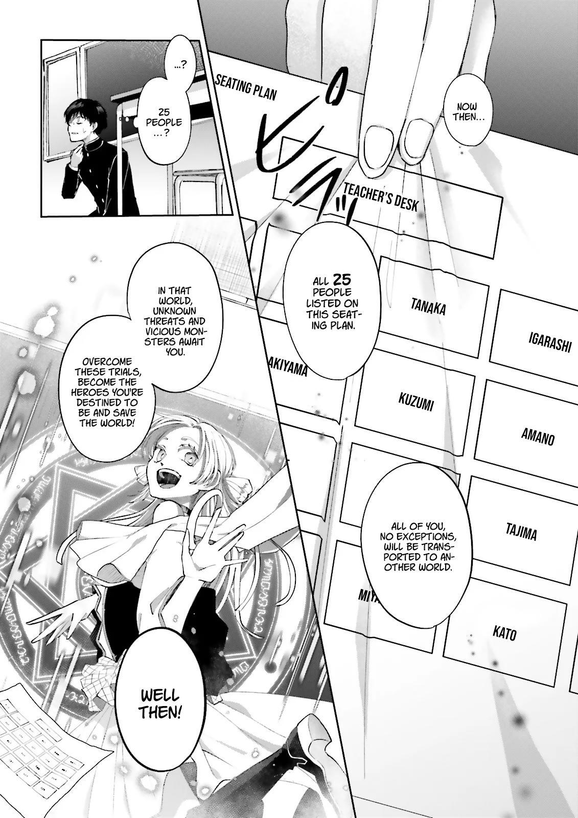 Read Classmate wa Isekai de Yuusha ni Natta kedo, Ore dake Gendai Nihon ni Okizari ni Narimashita Manga Online
