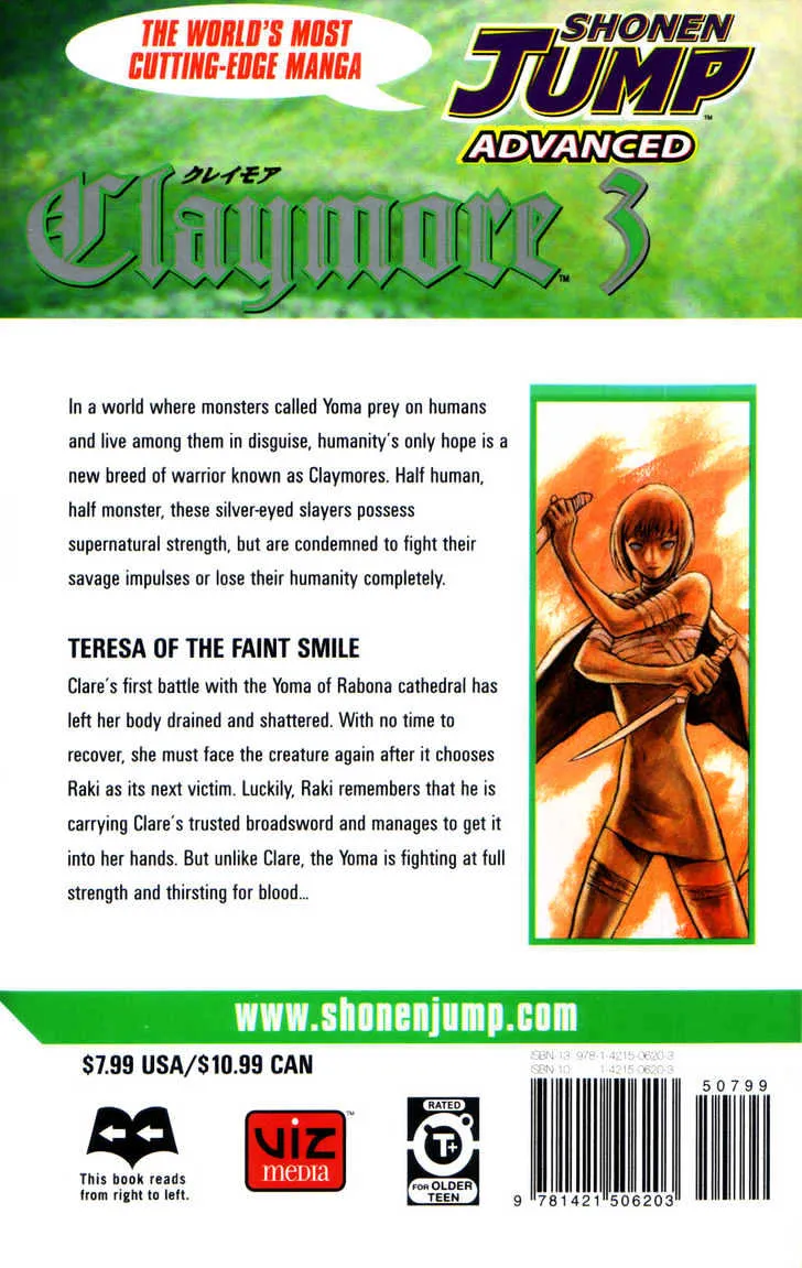Read Claymore Manga Online