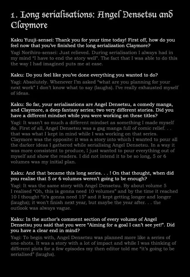 Read Claymore Manga Online