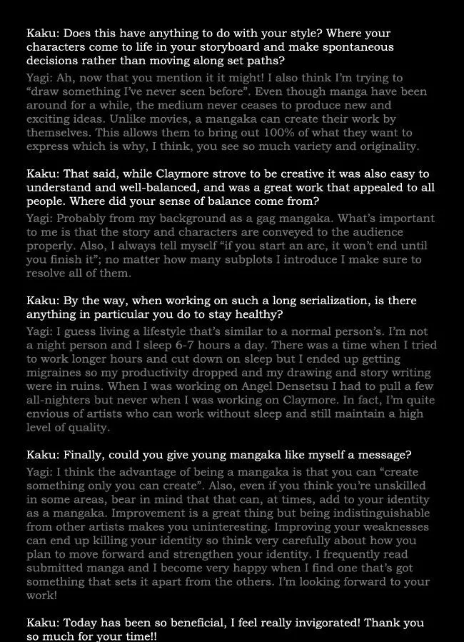 Read Claymore Manga Online