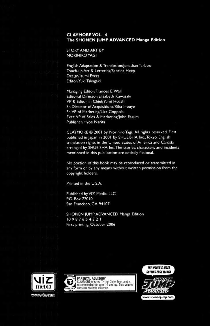 Read Claymore Manga Online