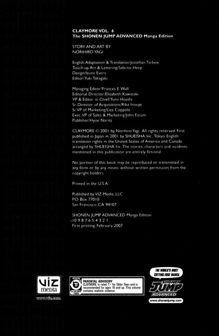 Read Claymore Manga Online