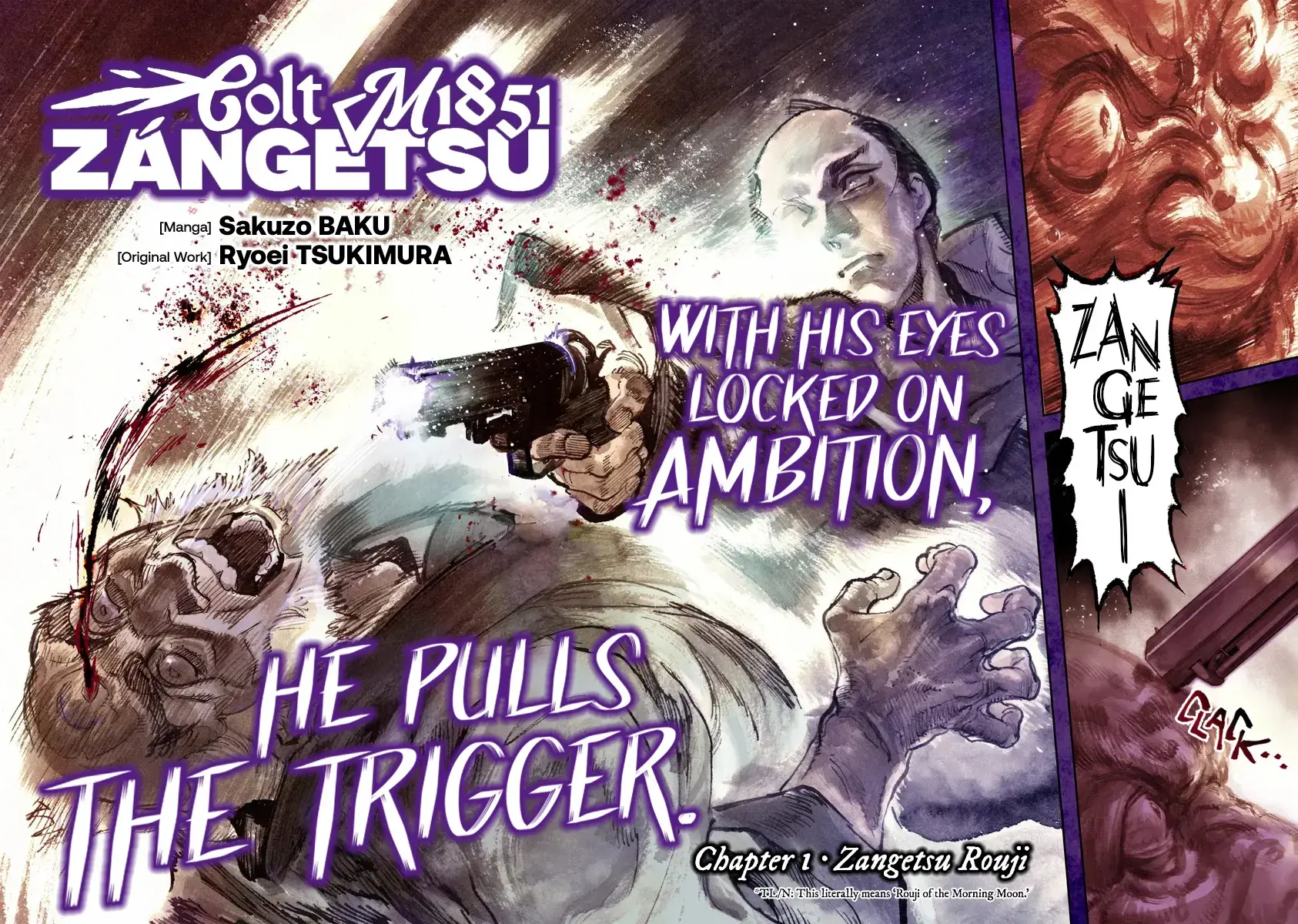 Read Colt M1851 Zangetsu Manga Online