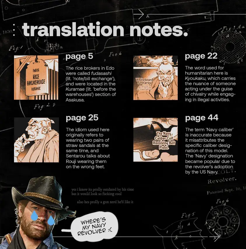 Read Colt M1851 Zangetsu Manga Online