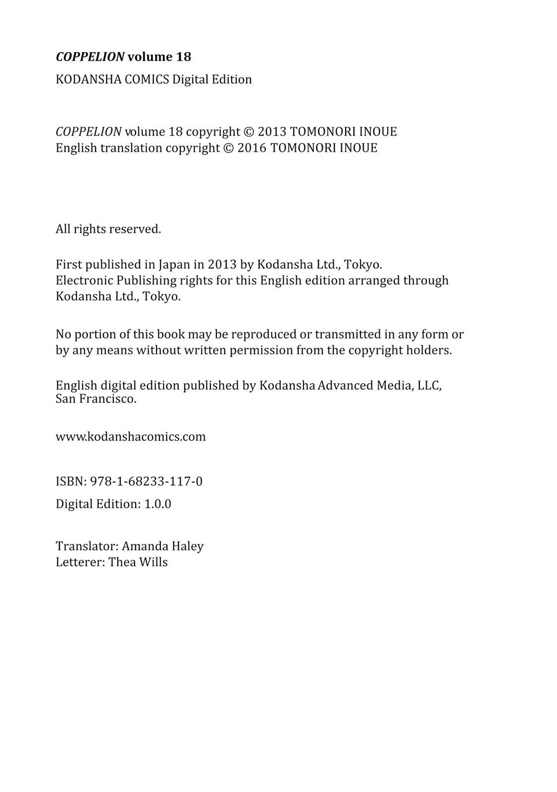 Read Coppelion Manga Online