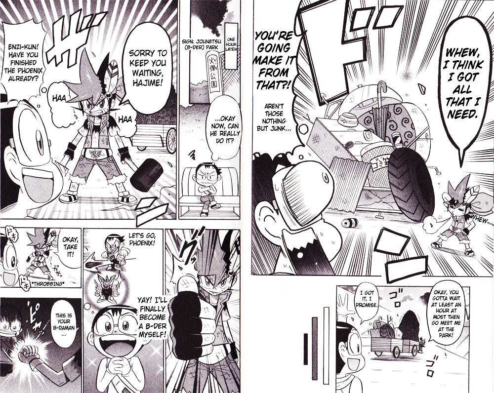 Read Cross Fight B-Daman- Legendary Phoenix Manga Online