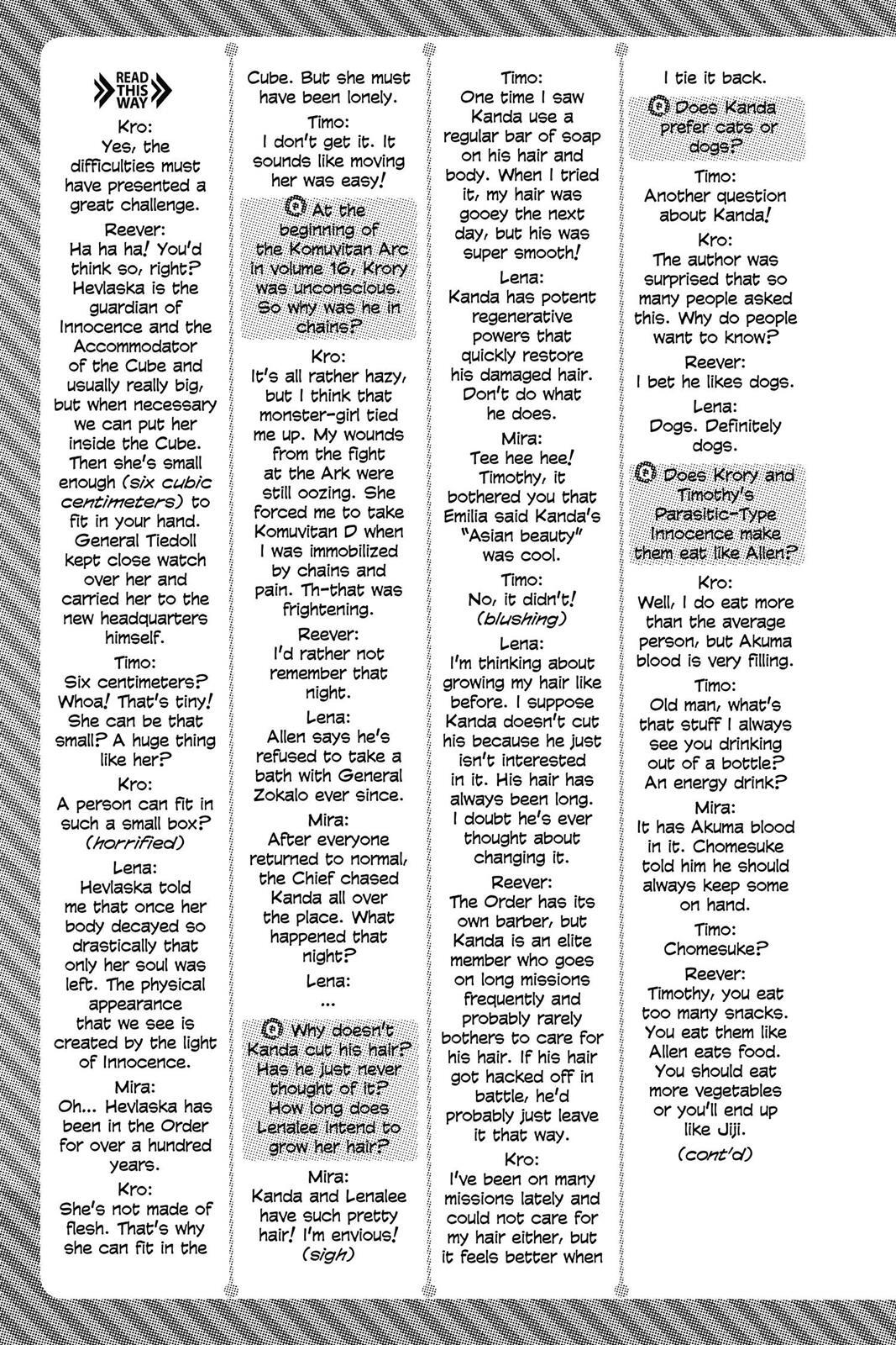 Read D.Gray-man Manga Online