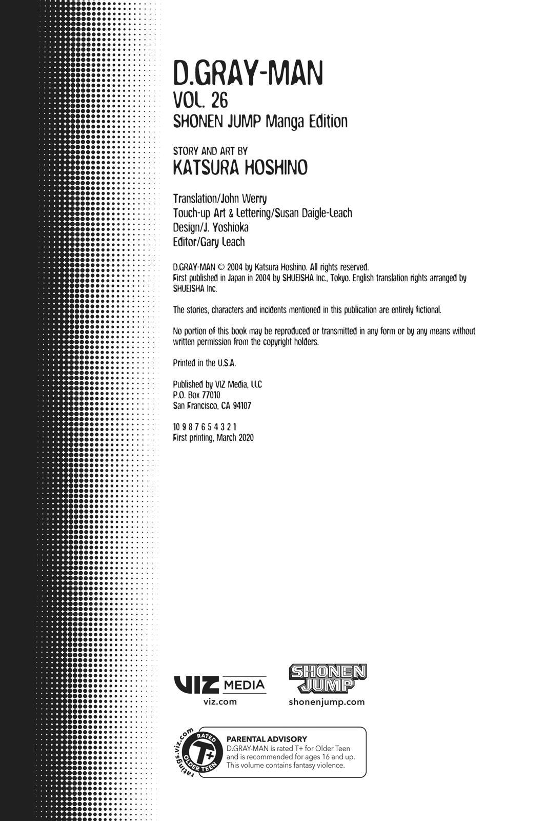 Read D.Gray-man Manga Online