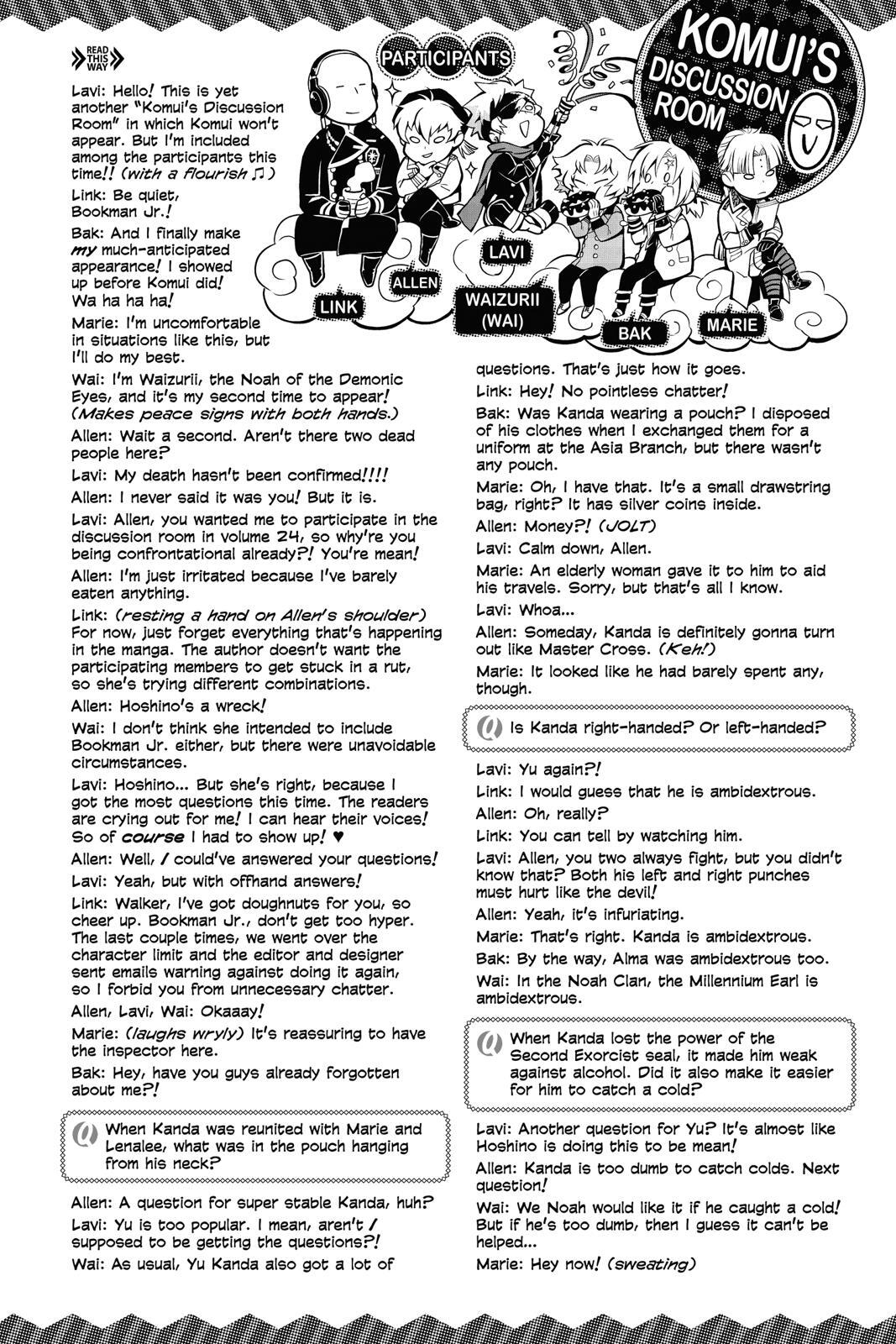 Read D.Gray-man Manga Online