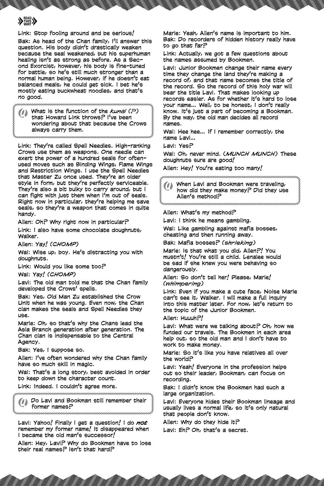 Read D.Gray-man Manga Online