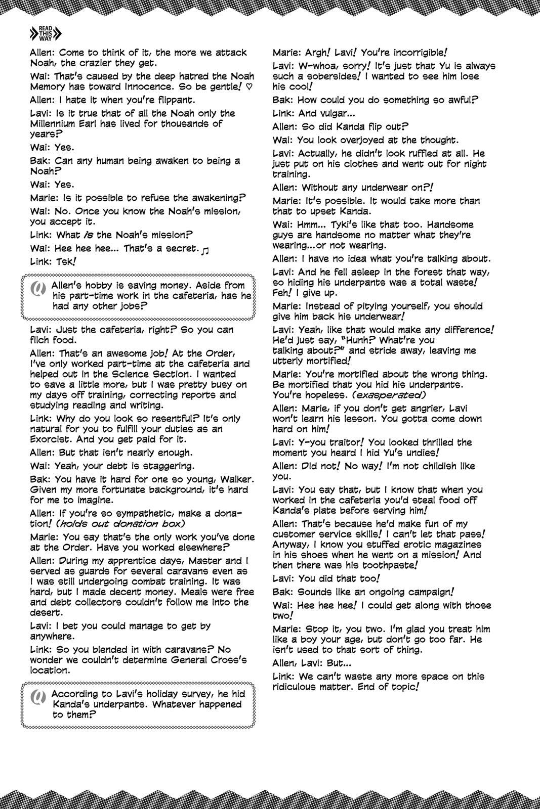 Read D.Gray-man Manga Online