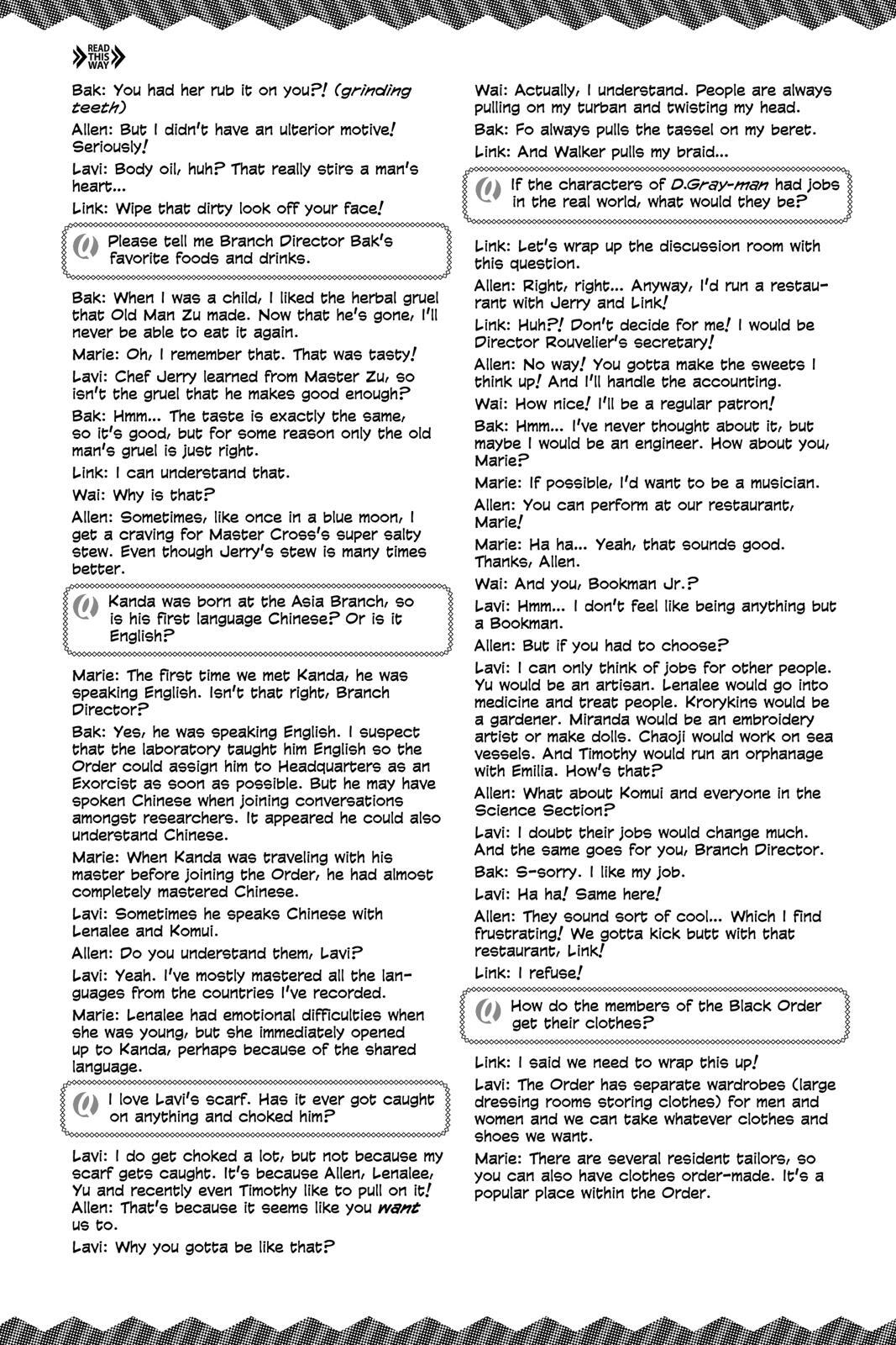 Read D.Gray-man Manga Online