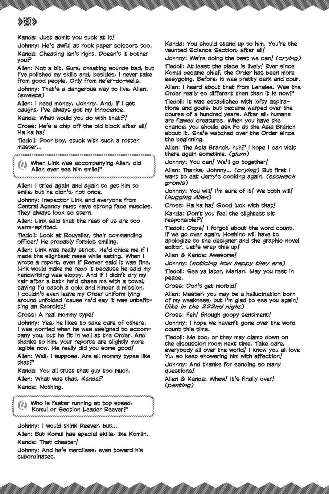 Read D.Gray-man Manga Online