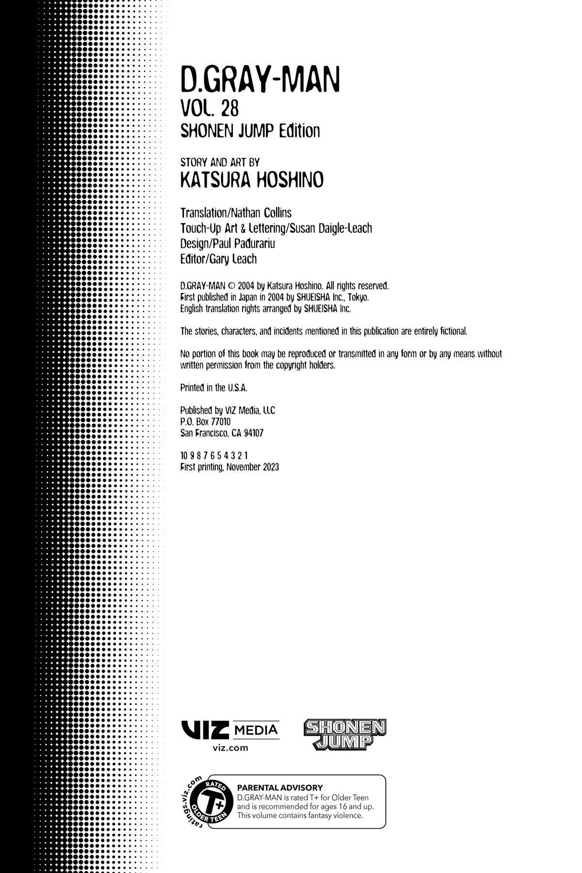 Read D.Gray-man Manga Online