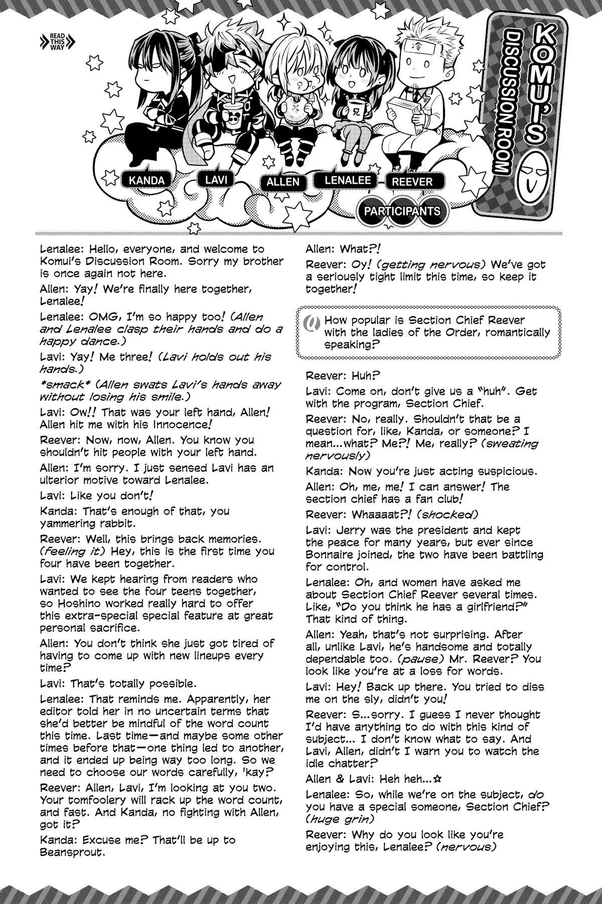 Read D.Gray-man Manga Online