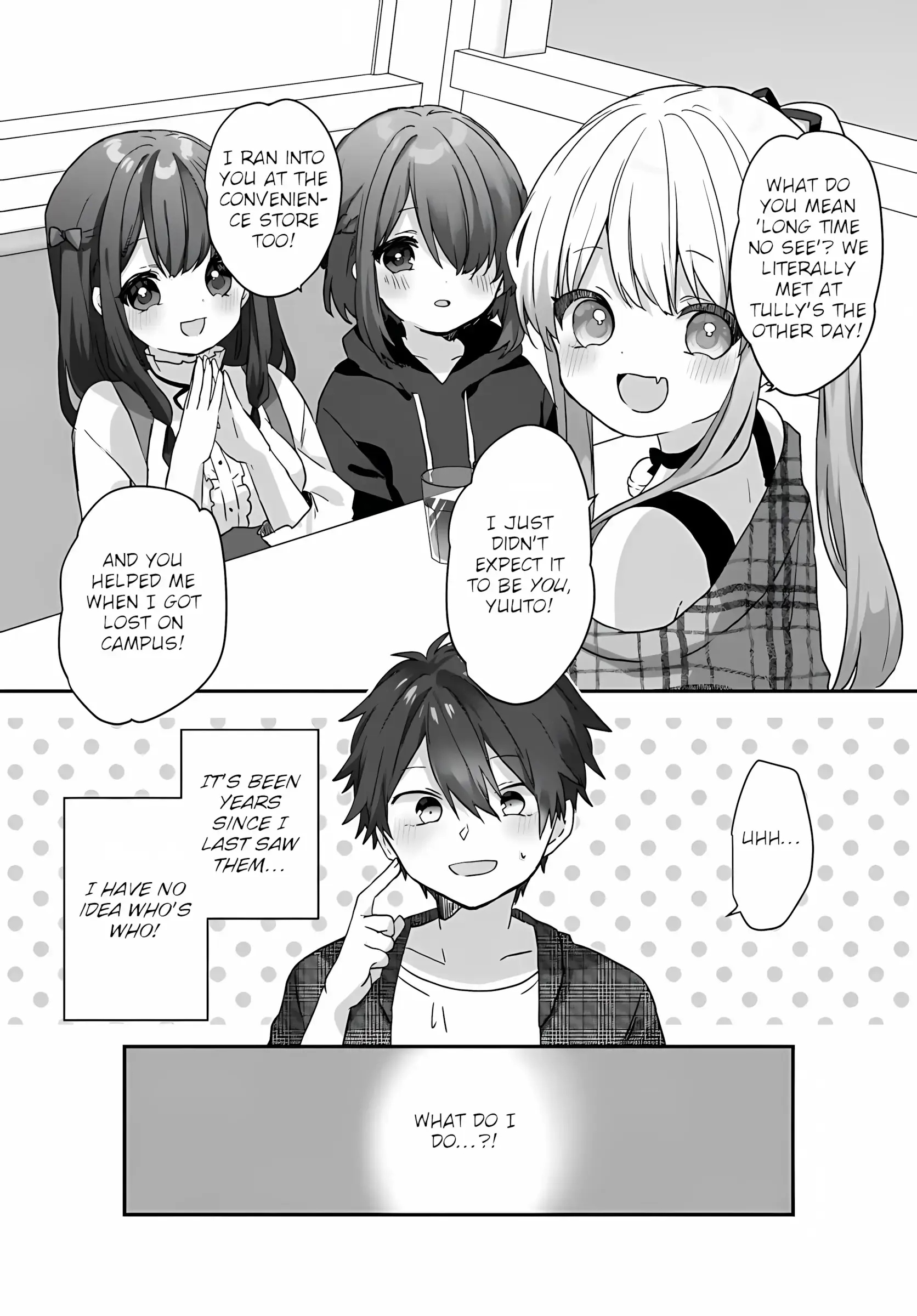 Read Daigaku Nyuugakuji Kara Uwasa Sareteita Bishoujo San Shimai, Ikiwakareteita Gimai Datta Manga Online