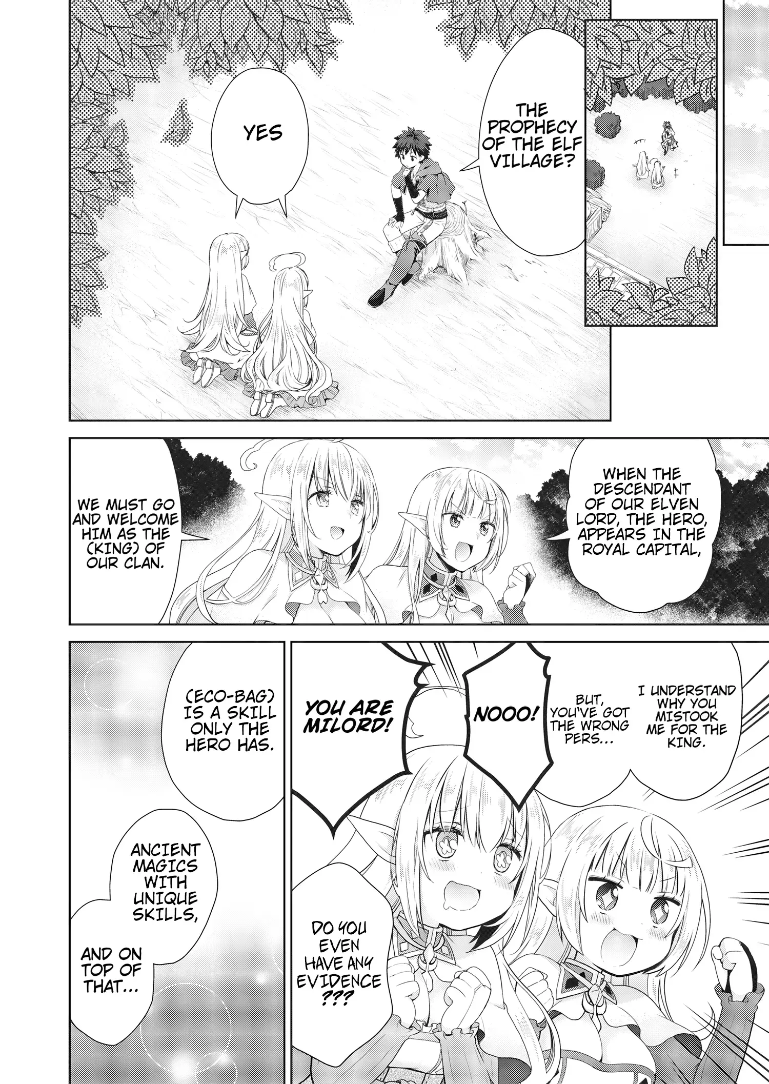 Read Dakara Katte ni Yuusha Toka Haou ni Nintei Sunno Yamero yo! ~Elf Zoku mo Kokuou-sama mo Hirefusu Hodo Ore wa Idai na Yakuwarirashii~ Manga Online