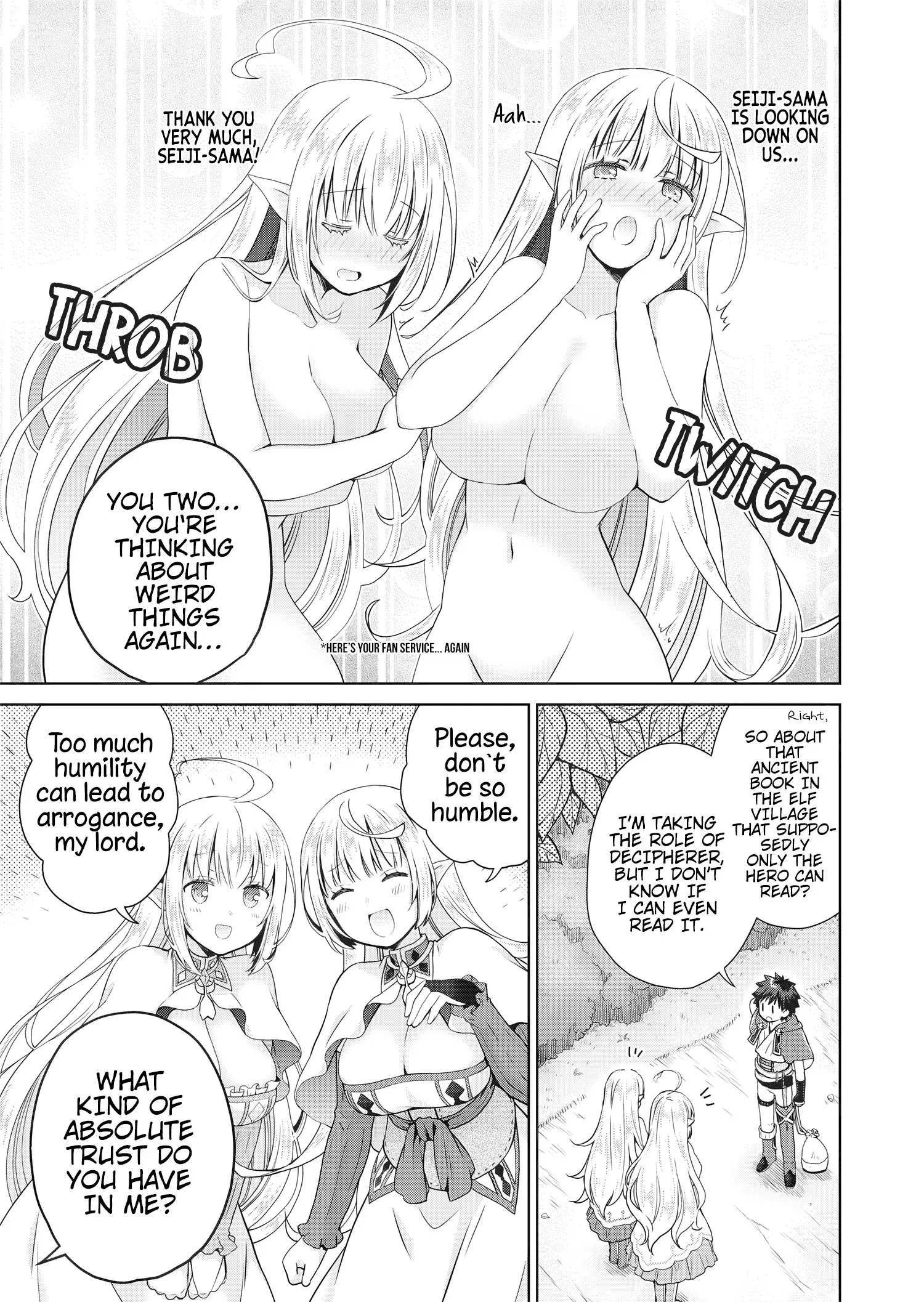 Read Dakara Katte ni Yuusha Toka Haou ni Nintei Sunno Yamero yo! ~Elf Zoku mo Kokuou-sama mo Hirefusu Hodo Ore wa Idai na Yakuwarirashii~ Manga Online