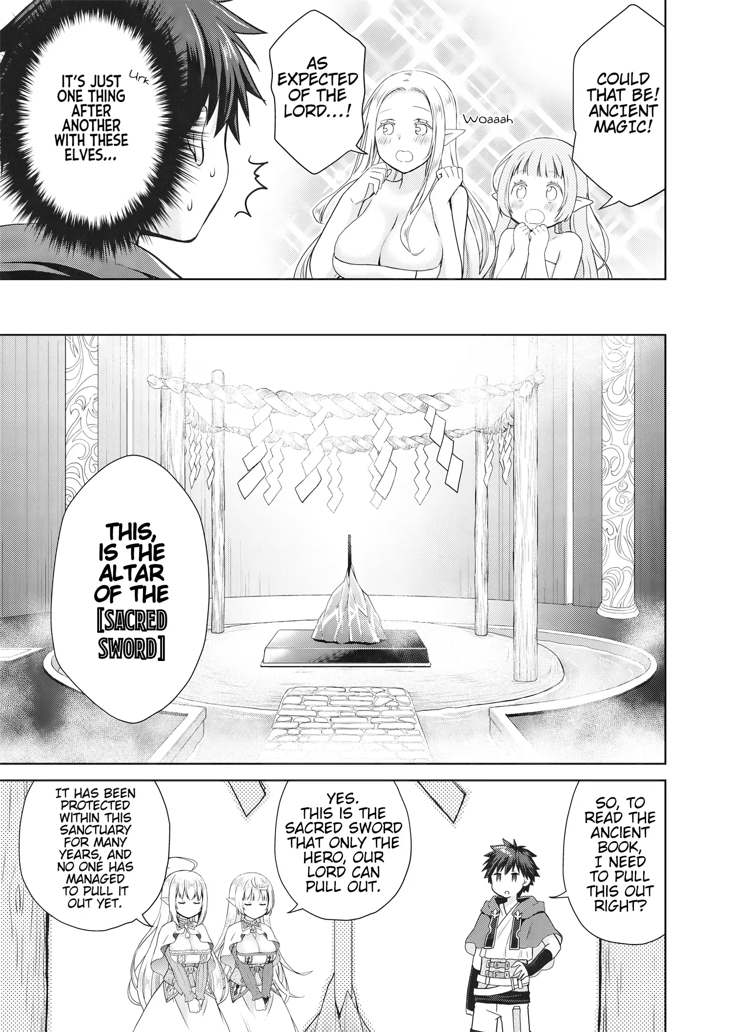 Read Dakara Katte ni Yuusha Toka Haou ni Nintei Sunno Yamero yo! ~Elf Zoku mo Kokuou-sama mo Hirefusu Hodo Ore wa Idai na Yakuwarirashii~ Manga Online