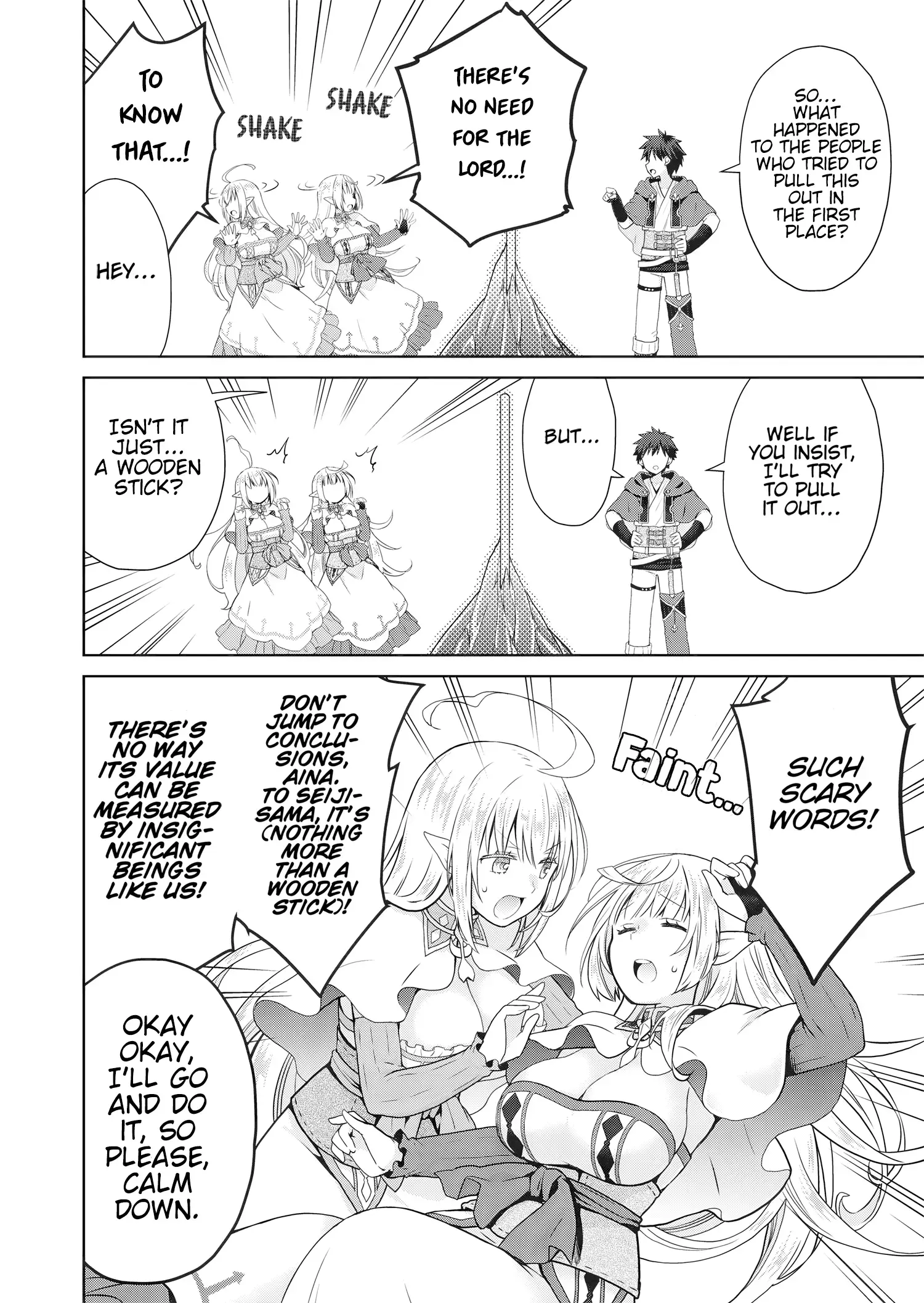 Read Dakara Katte ni Yuusha Toka Haou ni Nintei Sunno Yamero yo! ~Elf Zoku mo Kokuou-sama mo Hirefusu Hodo Ore wa Idai na Yakuwarirashii~ Manga Online