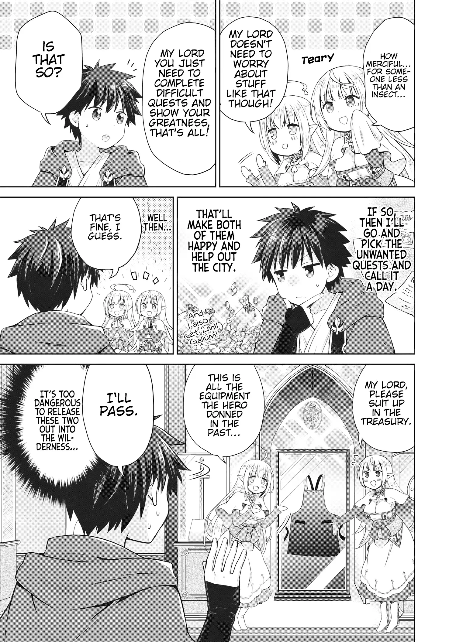 Read Dakara Katte ni Yuusha Toka Haou ni Nintei Sunno Yamero yo! ~Elf Zoku mo Kokuou-sama mo Hirefusu Hodo Ore wa Idai na Yakuwarirashii~ Manga Online