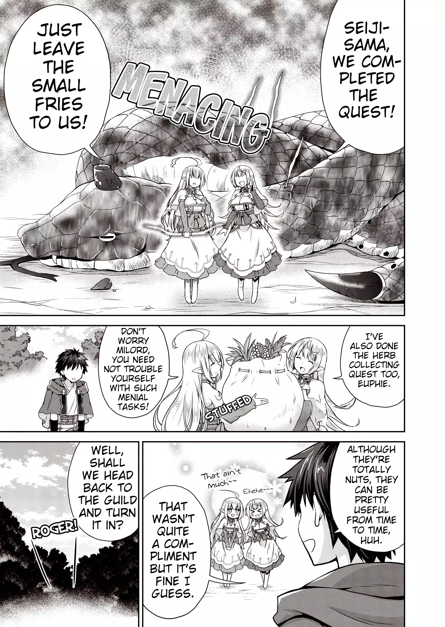 Read Dakara Katte ni Yuusha Toka Haou ni Nintei Sunno Yamero yo! ~Elf Zoku mo Kokuou-sama mo Hirefusu Hodo Ore wa Idai na Yakuwarirashii~ Manga Online