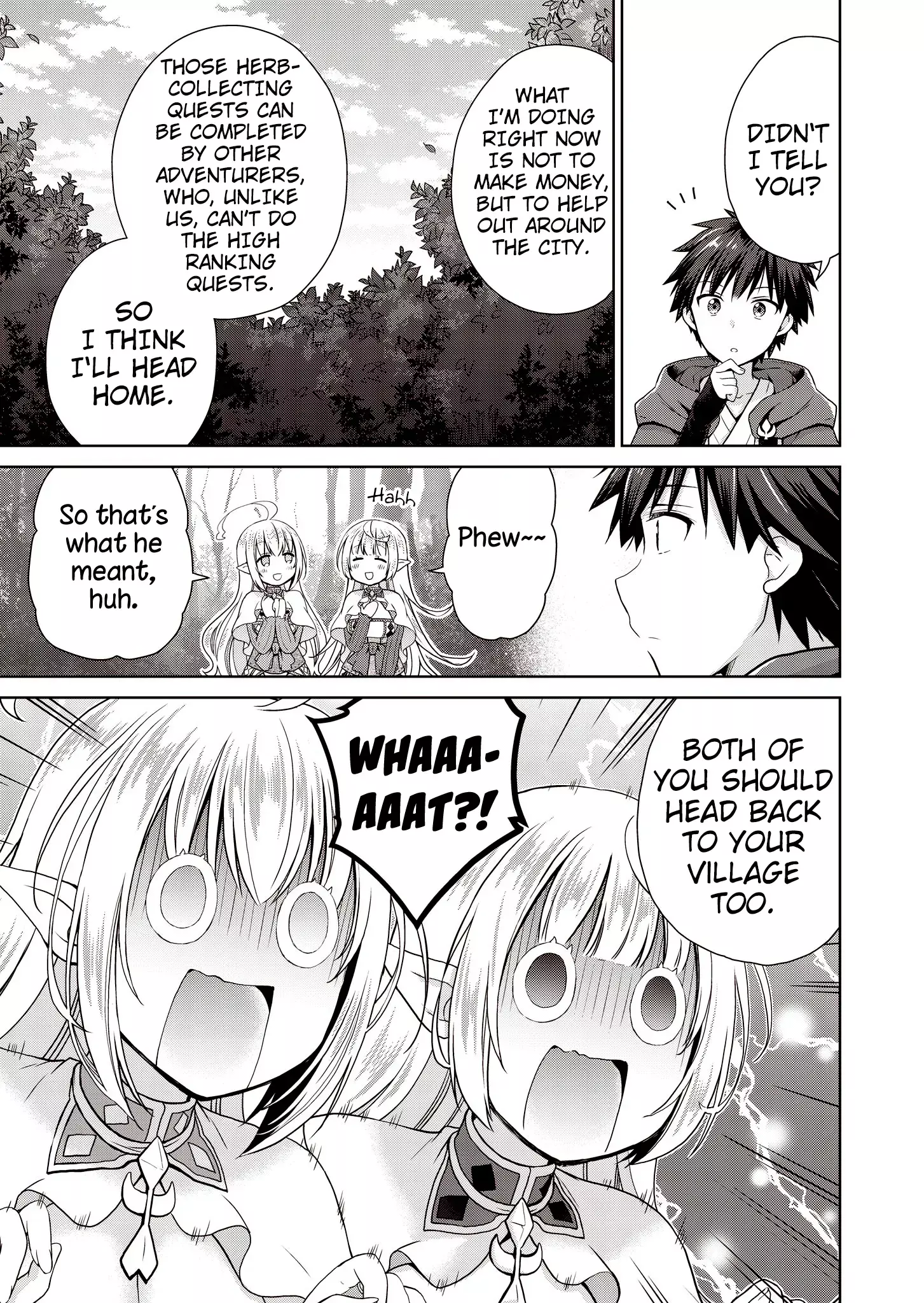 Read Dakara Katte ni Yuusha Toka Haou ni Nintei Sunno Yamero yo! ~Elf Zoku mo Kokuou-sama mo Hirefusu Hodo Ore wa Idai na Yakuwarirashii~ Manga Online