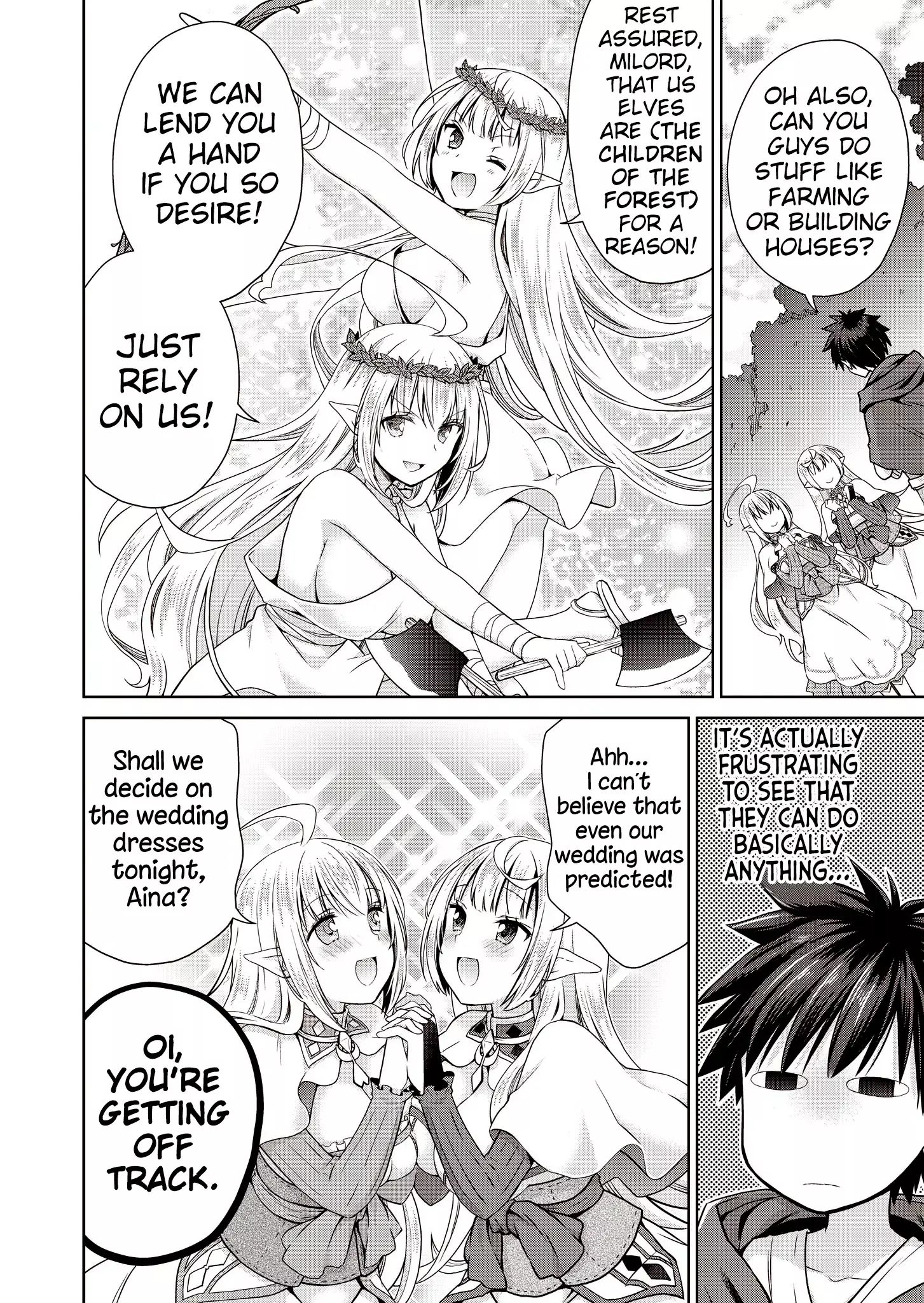 Read Dakara Katte ni Yuusha Toka Haou ni Nintei Sunno Yamero yo! ~Elf Zoku mo Kokuou-sama mo Hirefusu Hodo Ore wa Idai na Yakuwarirashii~ Manga Online