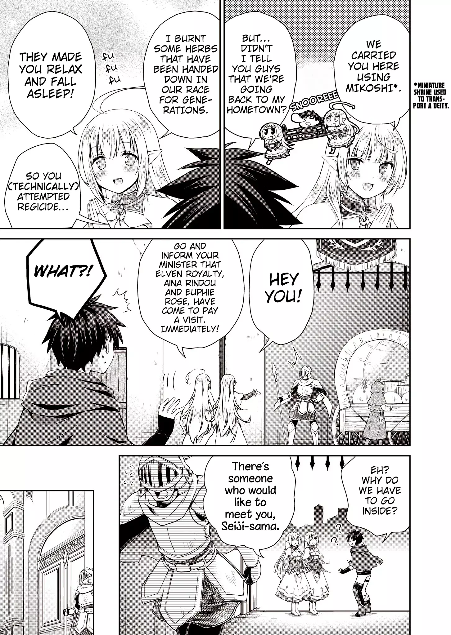 Read Dakara Katte ni Yuusha Toka Haou ni Nintei Sunno Yamero yo! ~Elf Zoku mo Kokuou-sama mo Hirefusu Hodo Ore wa Idai na Yakuwarirashii~ Manga Online