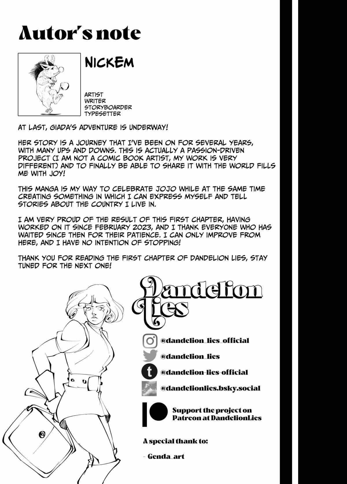 Read Dandelion Lies Manga Online